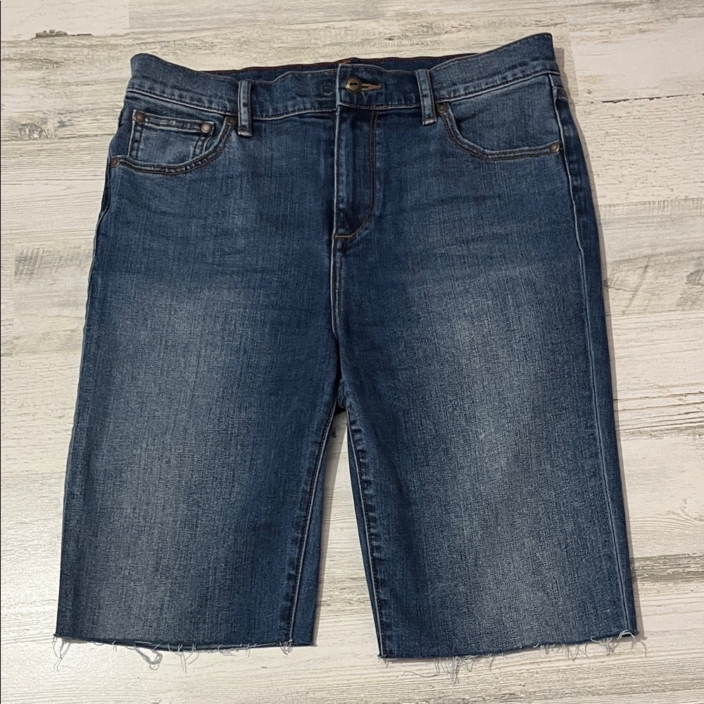Johnny Was Blue Jean Shorts Size 28